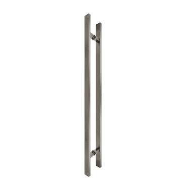 60″ Back-to-Back Entry Door Pull / Push Handle – Rectangle ‘H’ Ladder Style, Modern Design | 304 Stainless Steel, Satin Brushed Finish | Residential & Commercial Use