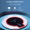 thumbnail image 4 of Wireless Charger for iOS/Android Phones Portable Wireless Charging Pad Flexible Power Supply Triple Protection, White, 4 of 8