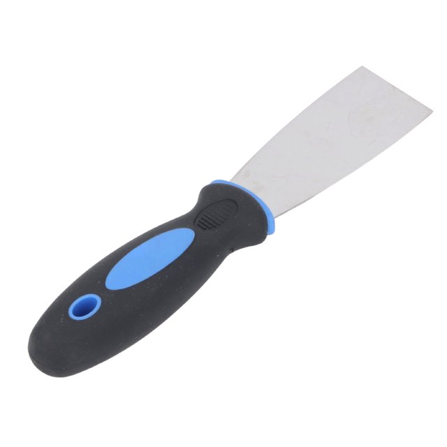 3Pcs Stainless Steel Paint Scraper Set, Flexible Spackle Drywall Repair Tools,Easy Hanging, Remover Kit with Plastic Handle, for Putty, Painting, Plaster