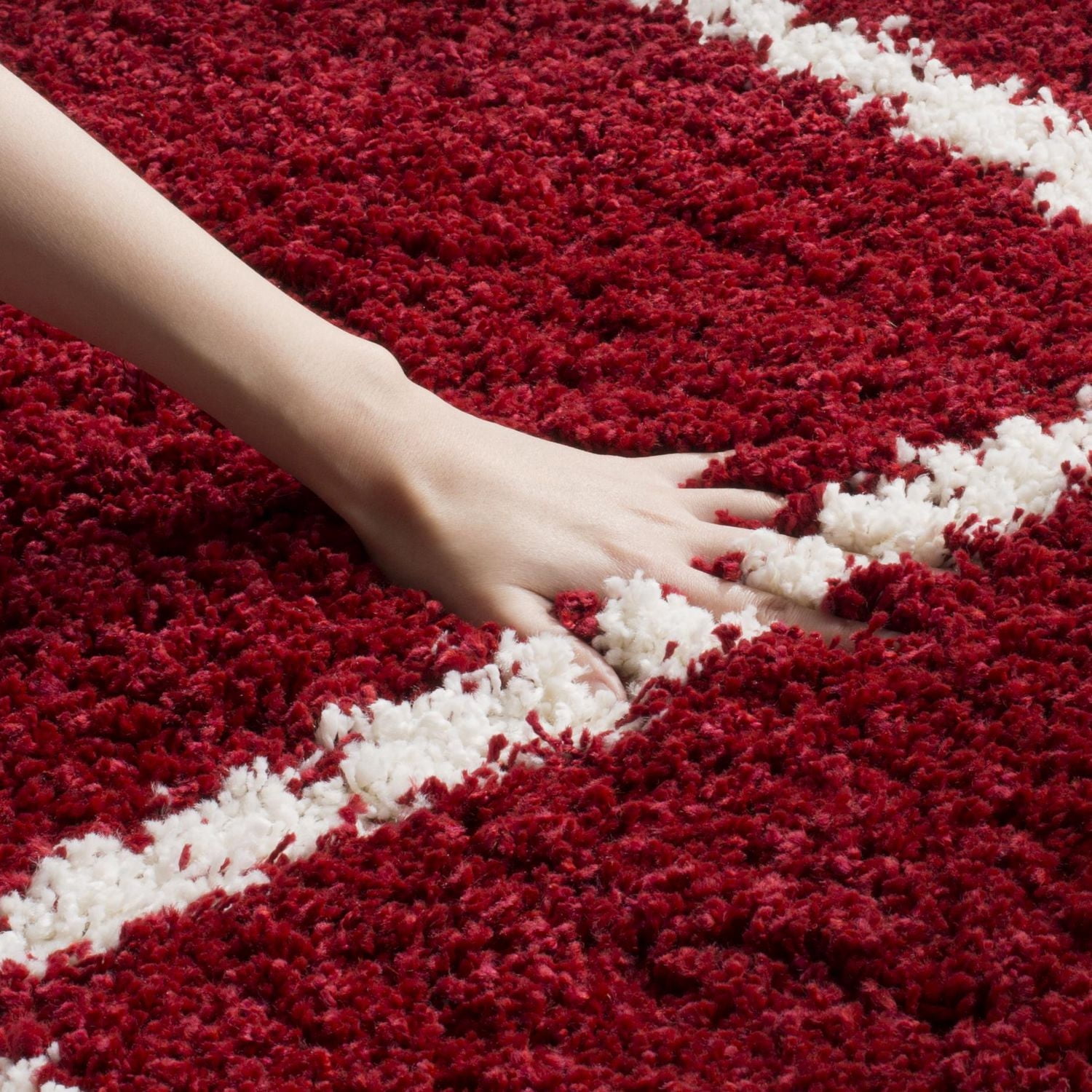 Safavieh Hudson Amias Tapis Géométrique Shag