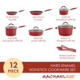 thumbnail image 5 of Rachael Ray 12pc Cucina set - red, 5 of 5