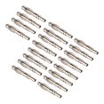 thumbnail image 2 of Banana Plug Male Connector, 20PCS Banana Plug Stable 4mm Nickel Plated  For Electronic Instrument, 2 of 8