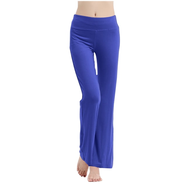Timegard Yoga Pants for Women High Waist Comfort Loose Soft Fall Casual Solid Color Workout Gym Pants