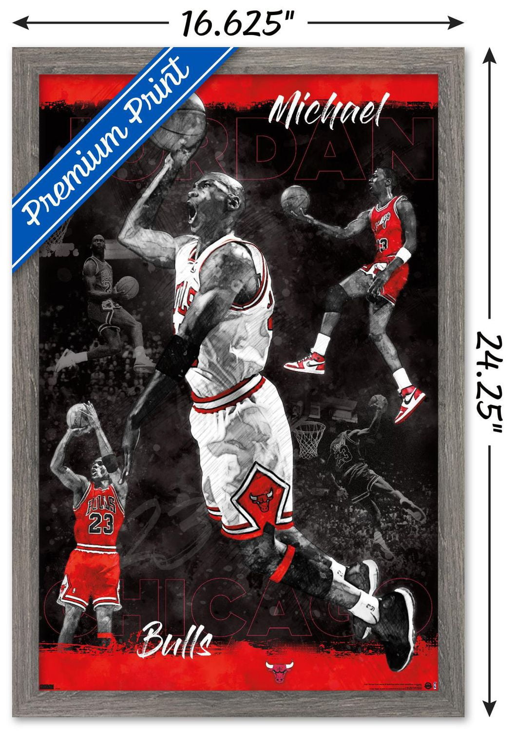 Michael Jordan - Sketch Wall Poster