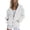 BA-White, variant on QATAINLAV Hoodies for Women Casual Button Open Front Sweatshirt Cardigans Solid Casual Long Sleeve Hooded Jackets Fall Outwear, Blue, XL