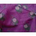 thumbnail image 4 of oneOone Silk Tabby Fabric Leaves & Floral Block Decor Fabric Printed BTY 42 Inch Wide, 4 of 4