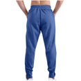thumbnail image 3 of FAIWAD Mens Sweatpants Elastic High Waist Drawstring Workout Joggers Pants Button up Outdoor Trousers, 3 of 3