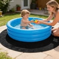 thumbnail image 4 of Tapis de Sol Rond Robuste pour Piscine 305 cm en Polyester, Bâche Géotextile, Revêtement de Sol Protecteur pour Piscines Extérieures, 4 of 7