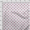 thumbnail image 3 of oneOone Velvet White Fabric Block Craft Projects Decor Fabric Printed By The Yard 58 Inch Wide-SN, 3 of 5