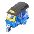 thumbnail image 3 of Pull Back Thai Tricycle, Pull Back Tuk Tuk Car Model  For Home Blue, 3 of 8