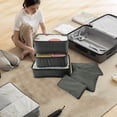 thumbnail image 1 of Fridja 6Pcs Compression Packing Cubes for Travel, Luggage Organizer Bags, Zipper Packing Cubes for Suitcases, 1 of 5