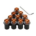 thumbnail image 1 of koolsoo 10 Pieces Motorcycle Mounting Aluminum Windshield Screws, Motorcycle Screws Orange, 1 of 1