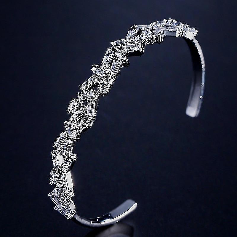 925 Sterling Silver Tennis Women's Bracelets Bangle