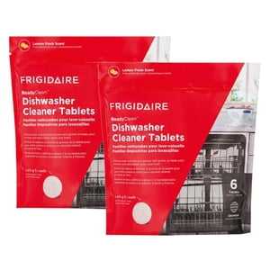 Frigidaire Readyclean Comprimés nettoyants pour lave-vaisselle, 2 × 6 Comprimés