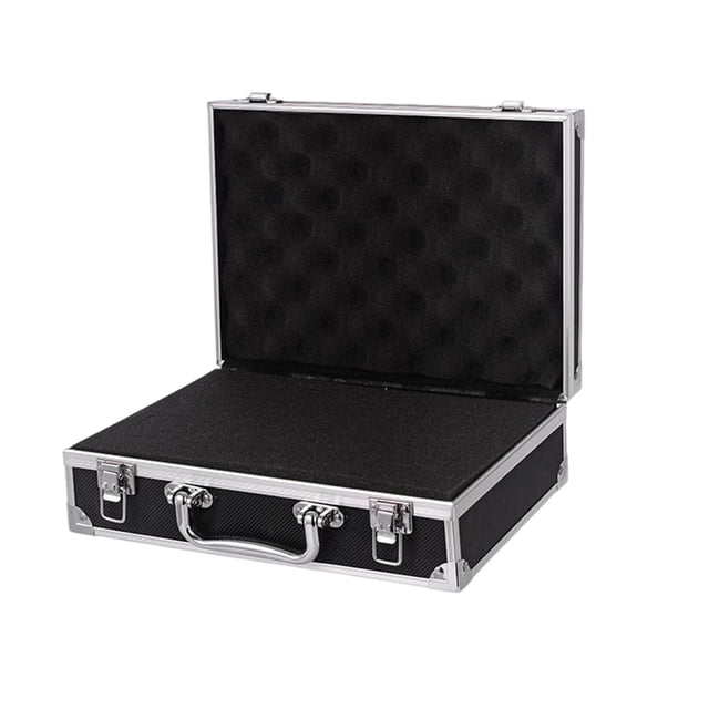 Boîte à Outils Étanche quipments Instrument Mallette Multifonctionnelle Noire Petite Boucle
