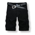 thumbnail image 4 of Birdeem Men Casual Solid Fashion Zipper Button Pockets Cropped Cargo Shorts, 4 of 12