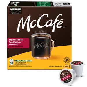 McCafé Premium Espresso Dark Roast, K-Cup Coffee Pods