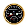 thumbnail image 1 of 85mm 0-200km/h GPS Speedometer Tachometer 0-8000RPM 2 In 1 Turn Light Red Backlight 12V With GPS Antenna Universal, 1 of 7