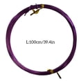 thumbnail image 2 of Craft Wires DIY Handicrafts Braided Thread Good Flexibility Durable Shiny Jewelry Lines Exquisite Design for Sculpturing Purple, 2 of 5