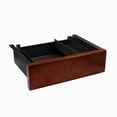 thumbnail image 1 of Desky Minimal Under Desk Drawer - Walnut Rubberwood / Black, 1 of 10