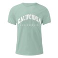 thumbnail image 2 of Men's Raglan Sleeve Letter Print Short Sleeve T-Shirt - Floral Design, Casual Style, Suitable for Daily Wear, 2 of 4