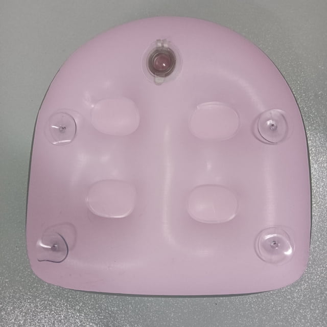 Cushion Seat Pad for Spa and Hot Tub – Portable Inflatable Massage Cushion with Suction Cup Back Support for Adults Bath Spa Pad Soft Comfort Easy-Inflate Durable Accessory