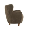 thumbnail image 4 of Noble House Lucia Wingback Armchair,Dark Brown, 4 of 9