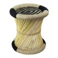 thumbnail image 1 of Natural Geo Tabouret d'Appoint en Moray - Diamant Noir Tissé à la Main, 1 of 1