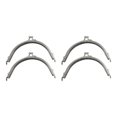 thumbnail image 1 of Maytalsory 2piece Classically Vintage Metal Frame Kiss Clasp Lock Widely Used Sturdy And Durable Made silver 15CM 2Set, 1 of 6