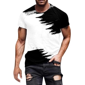 Ketyyh-chn99 Men's T Shirts Solid Color Short Sleeve Tee Men's T-Shirt Classic Long Sleeve T-Shirt Comfortable Soft T-Shirt for Men White,2XL