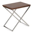 thumbnail image 2 of Kate and Laurel Laraway Table d'Appoint Pliant, 20x14x20, Argent, 2 of 10