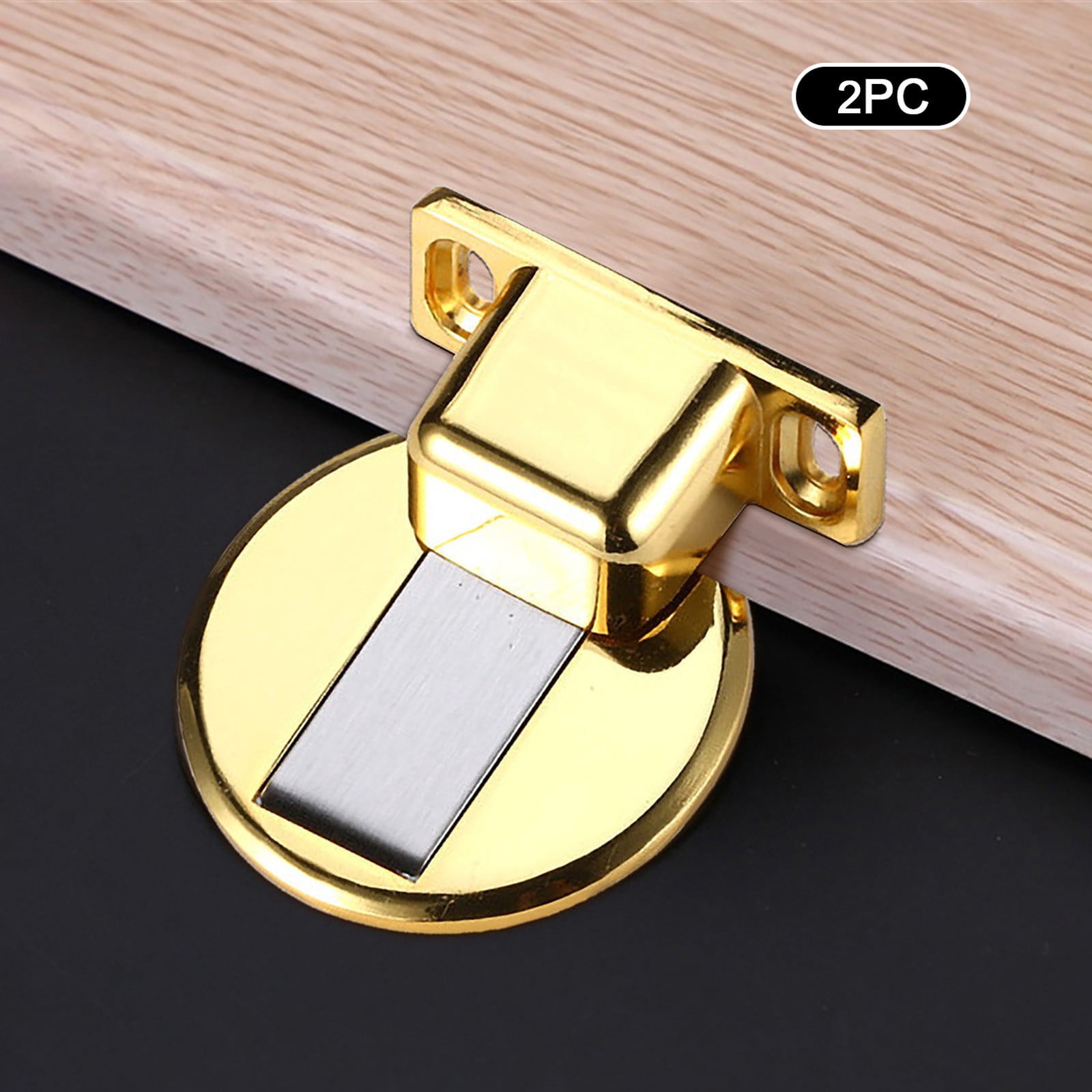 EGNMCR Suction Door Stops Invisible Anti-collision Punch Stainless Steel Magnetic Home Door suction device