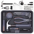 thumbnail image 1 of 34-Piece Household & Auto Repair Tool Kit Set with Portable Toolbox, Includes Screwdrivers, Wrench, Pliers & Tape for Home DIY, Furniture, Auto Repairs, 1 of 10
