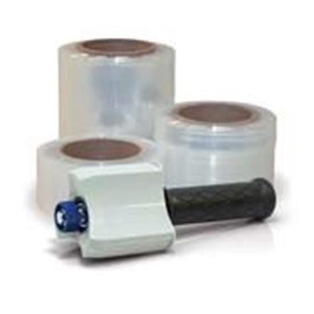 International Plastics SF0209 2 Po x 1000 Pi Calibre 90 Film Extensible Transparent - Caisse de 24 Rouleaux