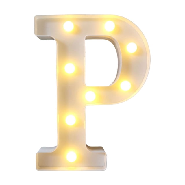 RXIRUCGD Letters Lights Alphabet Lamp LED Letter Lighting Letter Light Illuminated Letters Night Lights Decoration For Birthday Party Wedding Children’s Room