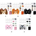 thumbnail image 2 of yingyy Adhesive Stickers Cat Mask For Adults And Children Suitable For Most Adults And Children. Halloween, 2 of 6