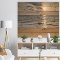 thumbnail image 3 of Design Art - Plage de Sable Tropical Sombre au Coucher du Soleil, 3 of 5