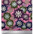 thumbnail image 1 of Soimoi Rayon Fabric Artistic Floral Fabric Prints By Yard 42 Inch Wide, 1 of 3