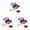 Purple 3Packs, variant on Aquarium Leaves Decoration For Creating Natural Habitat Spawning Breeding Environment Suitable Small Large Tanks, 7.5 cm, Purple 2Packs