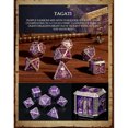 thumbnail image 2 of Dungeons and Dragons Polyédrique D&D dés, Violet, 2 of 6