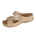 thumbnail image 1 of DAFEI Sandales de Plage Sandales pour Femmes Sandales de Plage pour Dames Chaussures Compensées d'Été Pantoufles pour Femmes Sandales Bohèmes Chaussures Mode, 1 of 8