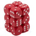 thumbnail image 2 of 6-Sided Dice: Opaque Red By Chessex, 2 of 3