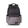 thumbnail image 1 of SWISSGEAR Daypack Backpack with Padded Shoulder Straps & Padded Airflow Back Panel, 18 Inch, Black/Gray, 1 of 6