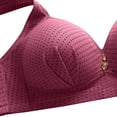 thumbnail image 4 of DPTALR Woman's Embroidered Glossy Comfortable Breathable Bra Underwear No Rims, 4 of 8