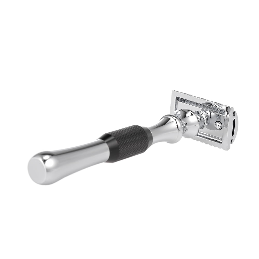 Double Edge Safety Razor Stainless Steel Manual Shaving Razor Long