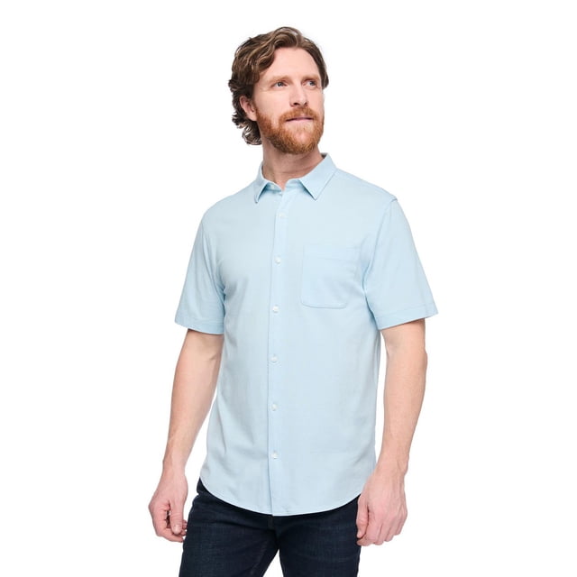 Chemise boutonnée en tricot George pour hommes