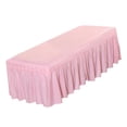 thumbnail image 1 of Housse de Lit Draps de Table de Massage avec Jupe de Lit et Trou 73x28 Pouces Rose Tel Que Décrit, 1 of 7