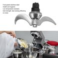 thumbnail image 3 of Blender Blade Replacement Part, No Noise Stainless Steel Blender Blade Strong Hardness Anti Scratch Low Temperature Resistant Sturdy  for Dough Making for TM31, 3 of 7