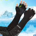 thumbnail image 2 of Manchons de Protection Solaire pour Adultes avec Demi-Doigt pour le Cyclisme et la Pêche, 2 of 9
