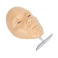thumbnail image 1 of Silicone Makeup Practice Face Board Ideal for Full Face Makeup, Great  Beginners,  Skin Texture, Suitable for Eyebrows Eyelashes  Eyeshadow, Face Painting, 1 of 7